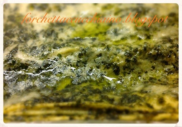 Lasagne profumate al pesto e besciamella
