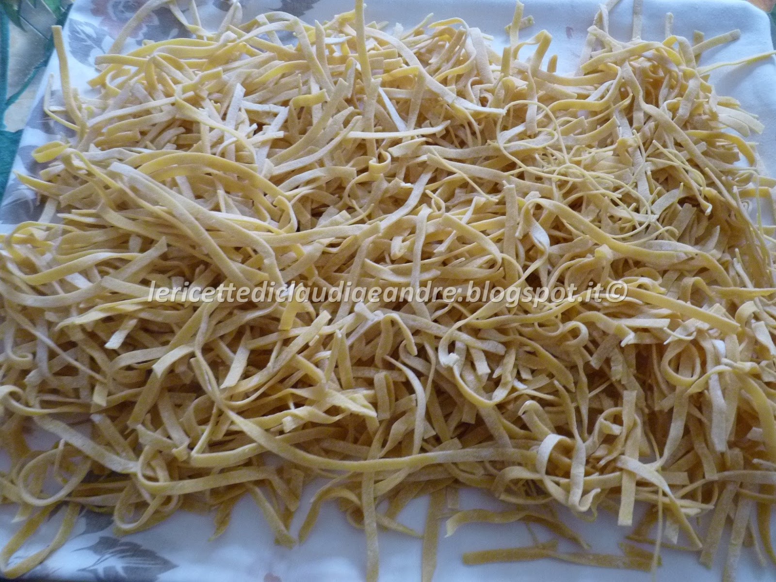 LE MIE TAGLIATELLE FATTE IN CASA