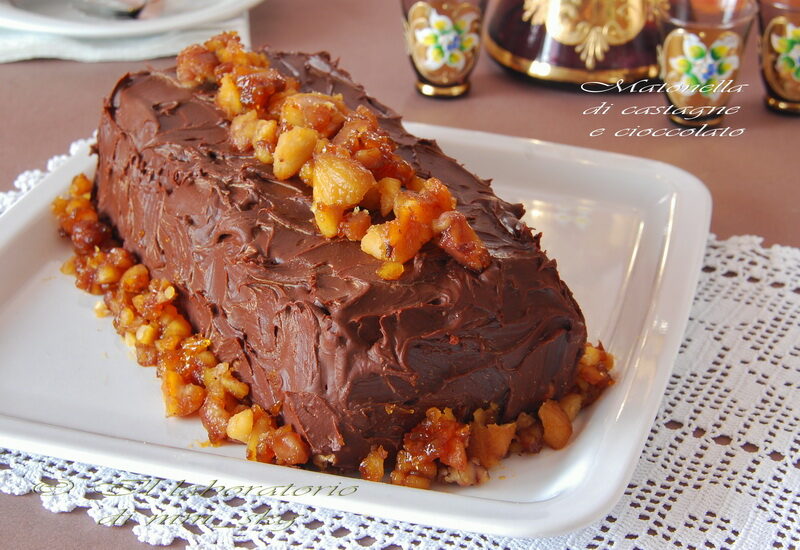 MATONELLA DI CASTAGNE E CIOCCOLATO