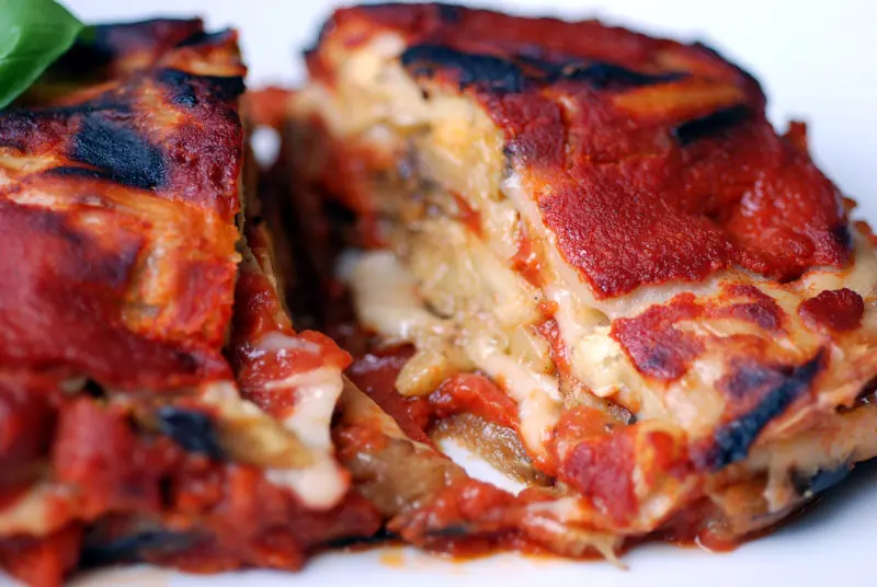 Melanzane alla Parmigiana con Mozzarella Vegan