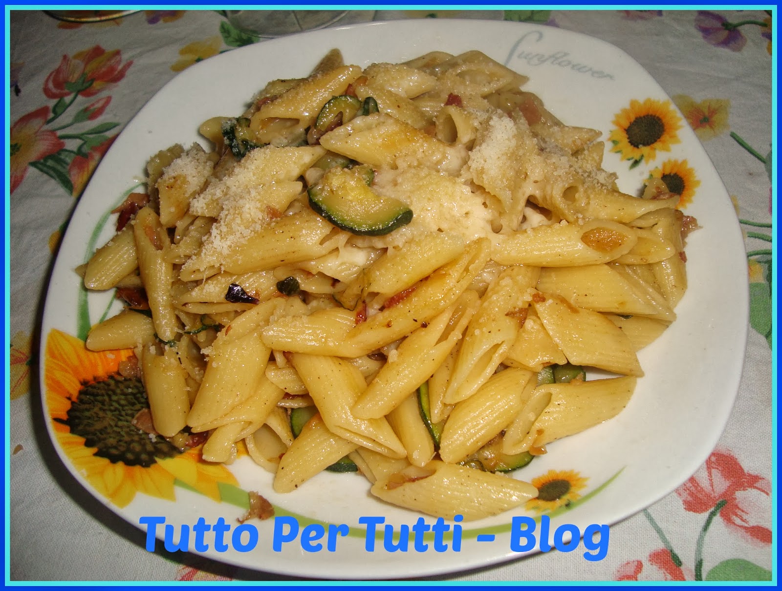 MEZZE PENNE SPECK E ZUCCHINE