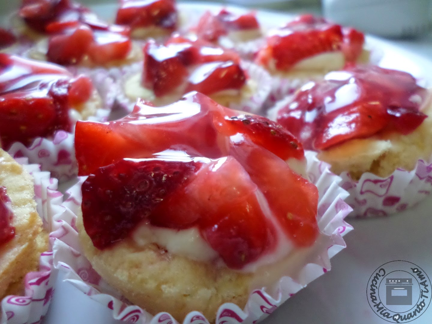 Mini crostatine alle fragole