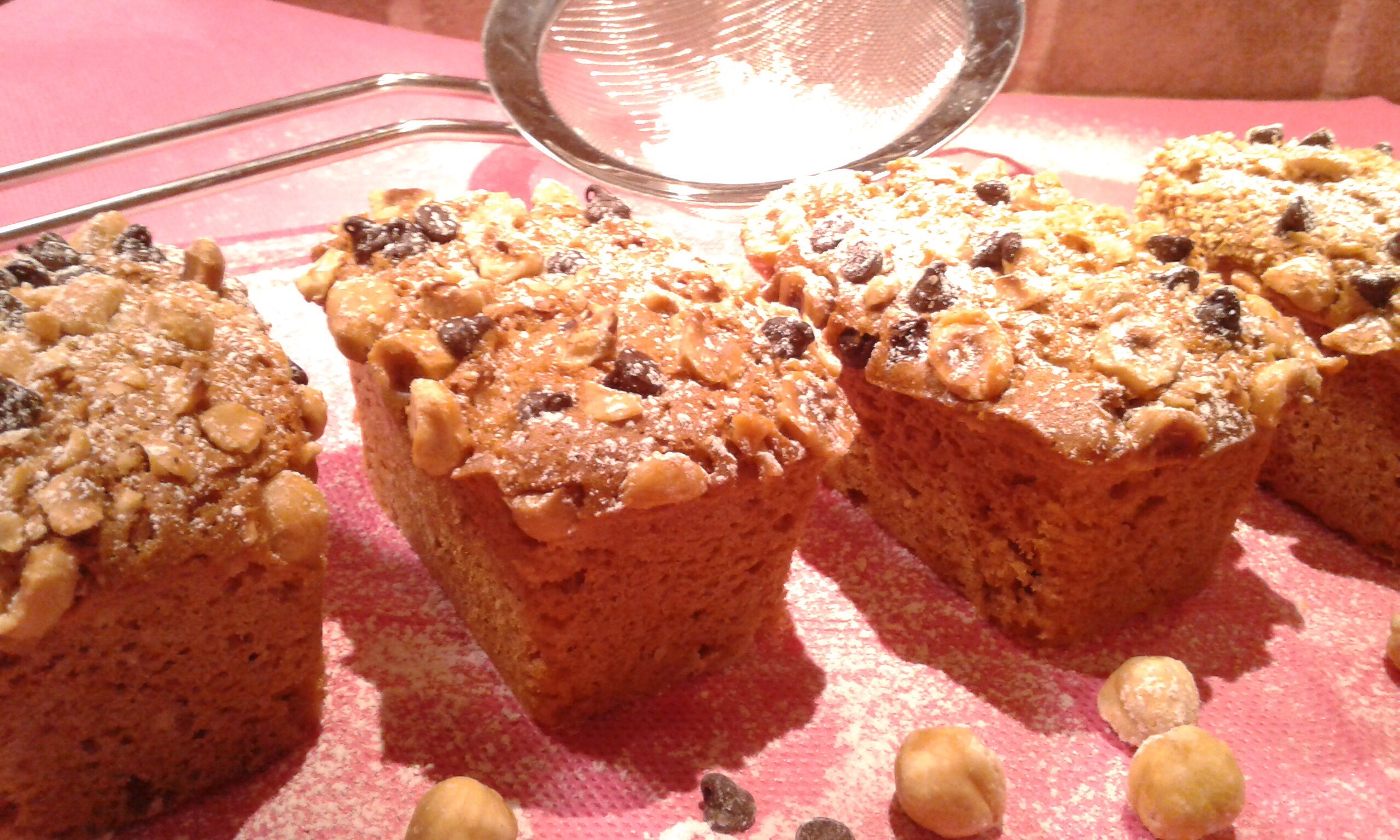 Mini plumcake alla nocciola