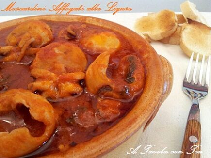 Moscardini Affogati alla Ligure