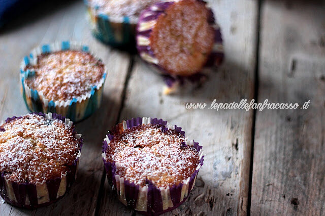 MUFFIN AI MIRTILLI ROSSI CON LATTE DI KEFIR