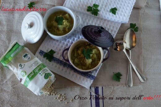 ORZO PERLATO AI SAPORI DELL’ORTO….IL MIO!