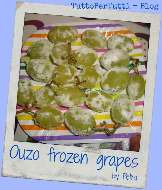OUZO FROZEN GRAPES by Petra