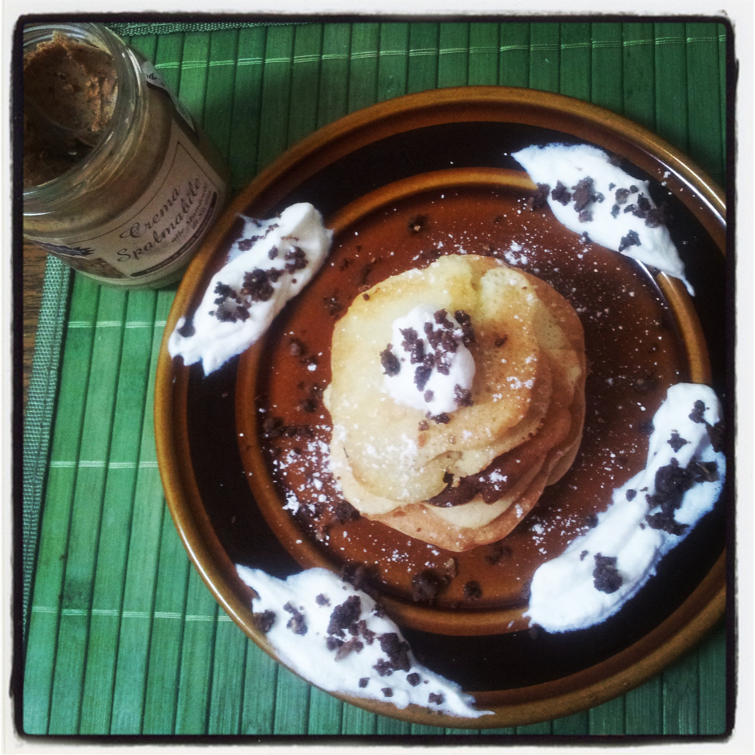 Pancakes mini mandorla e limoncello