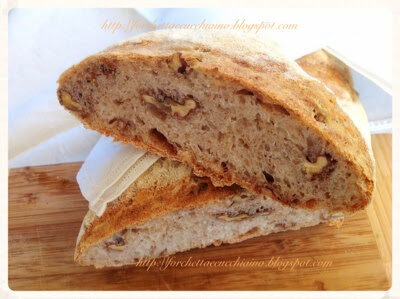 Pane con le noci