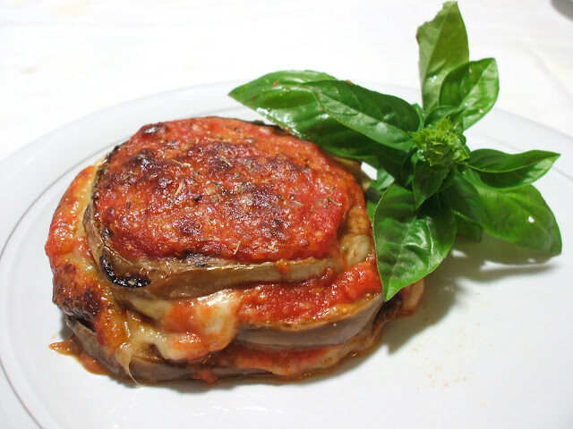 Parmigiana di Melanzane Aperta