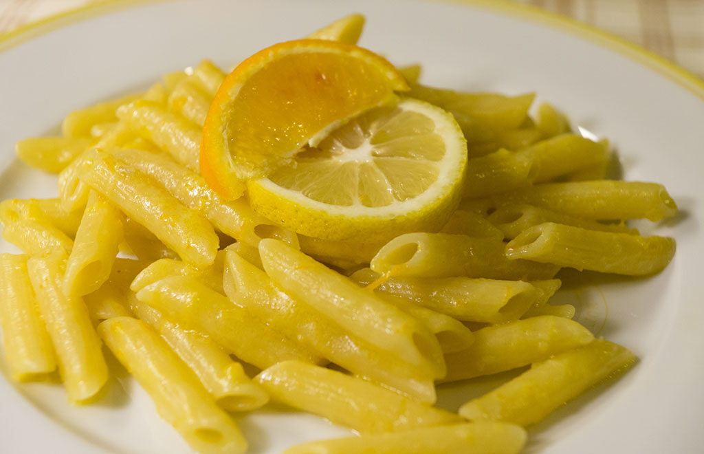 Pasta arancia e limone