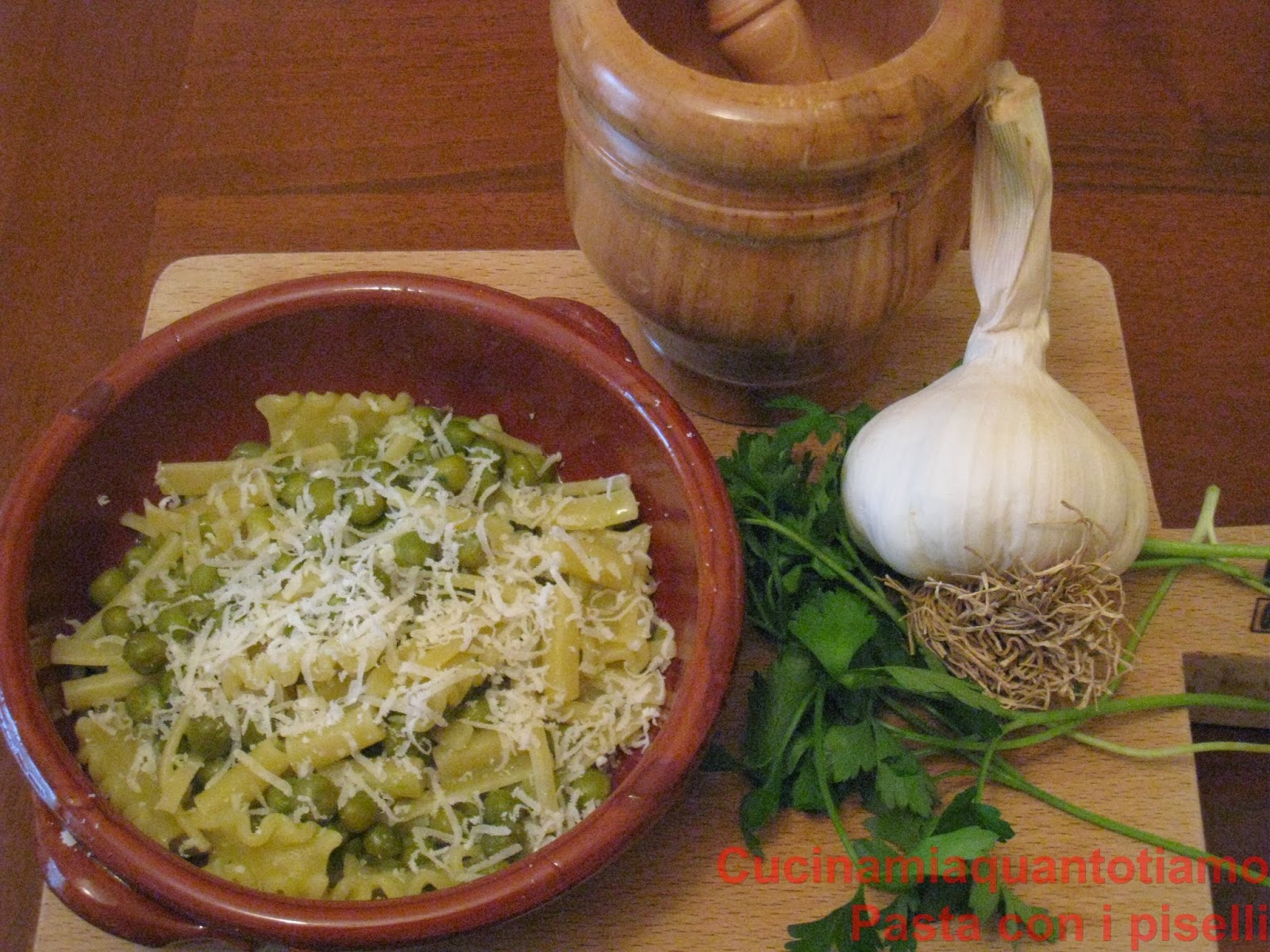 Pasta con i piselli