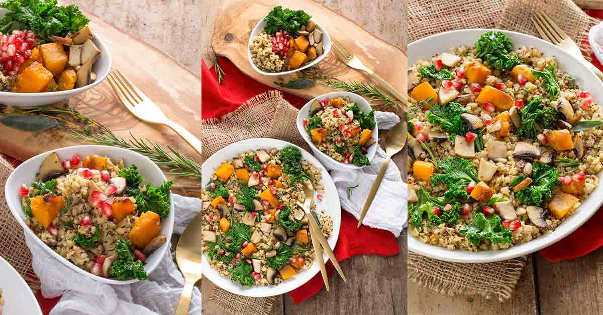 PILAF di QUINOA e LENTICCHIE | vegan senza glutine