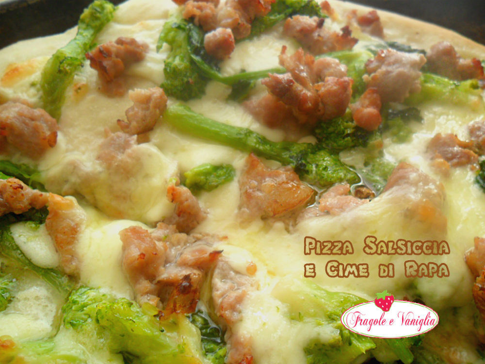 Pizza Salsiccia e Cime di Rapa