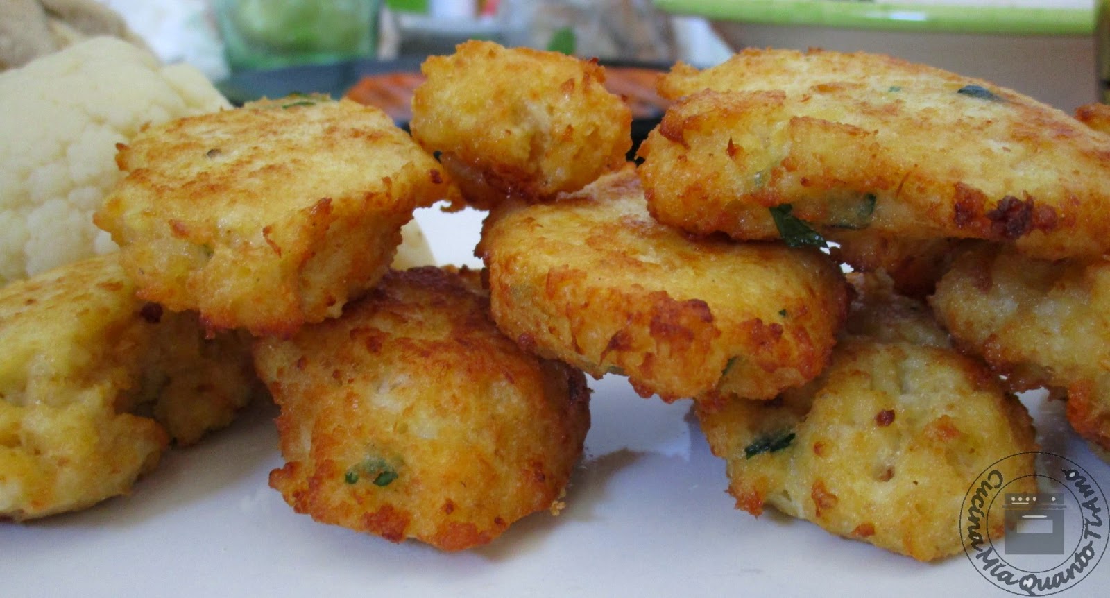 Pizzelle (frittelle) di cavolfiore