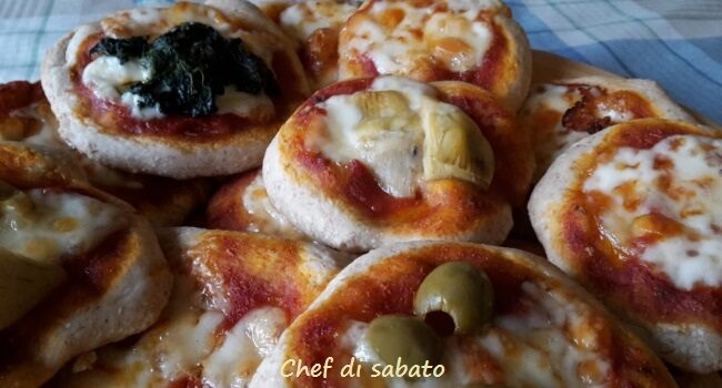 Pizzette con lievito naturale