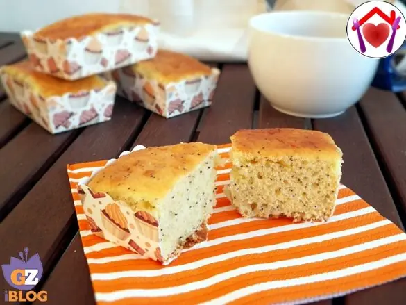 Plum-cake agli agrumi e semi di papavero