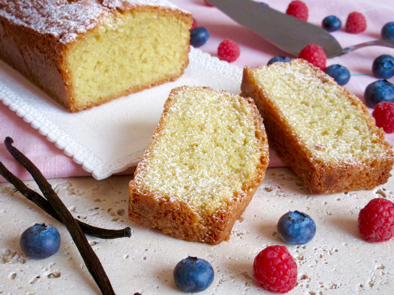 Plumcake alla Vaniglia