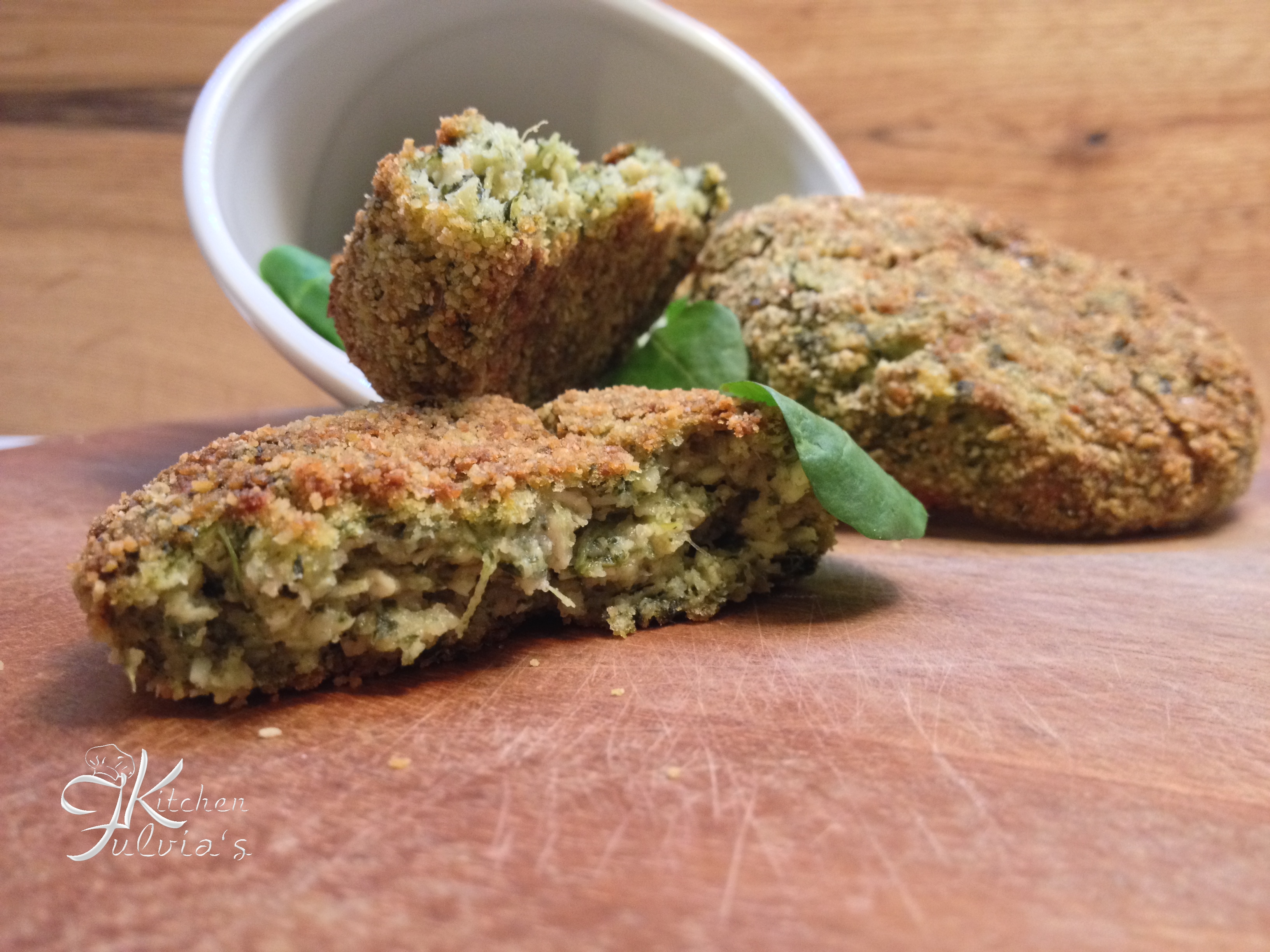 Polpette al forno con pollo, spinaci e patate