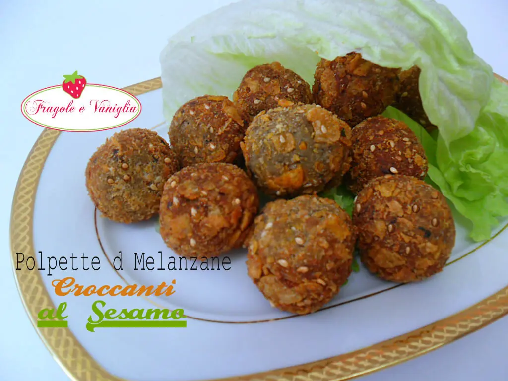 Polpette di Melanzane Croccanti al Sesamo