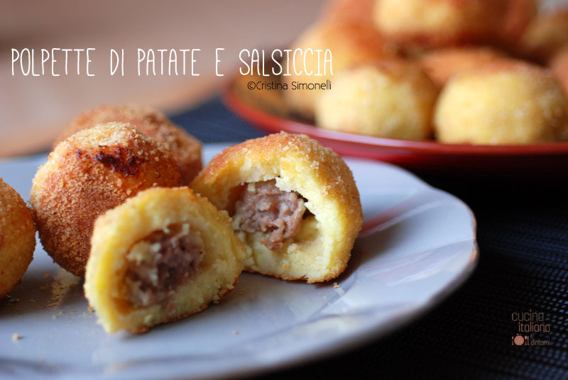 Polpette di patate e salsiccia videoricetta