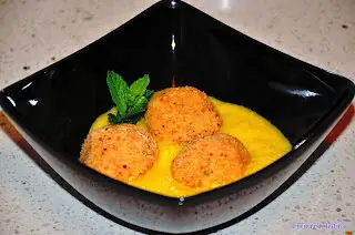 POLPETTINE DI SALMONE “MOJITO” CON MAIONESE DI MANGO