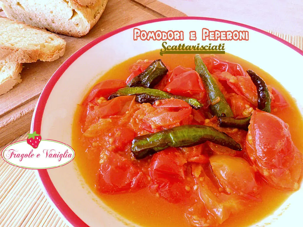 Pomodori e Peperoni Scattarisciati