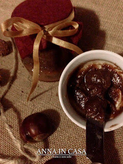 Purea di castagne al Marsala e cioccolato