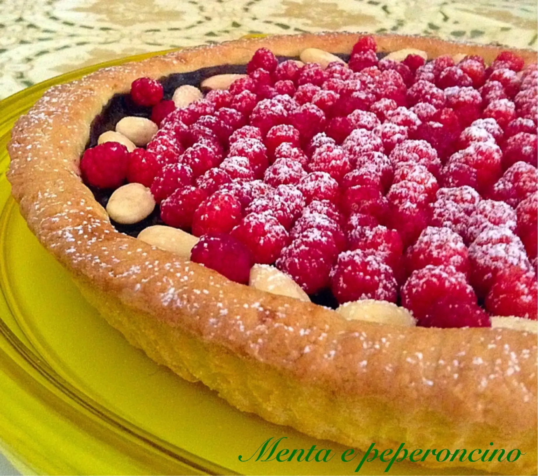 Ricetta Crostata ricca con marmellata e lamponi