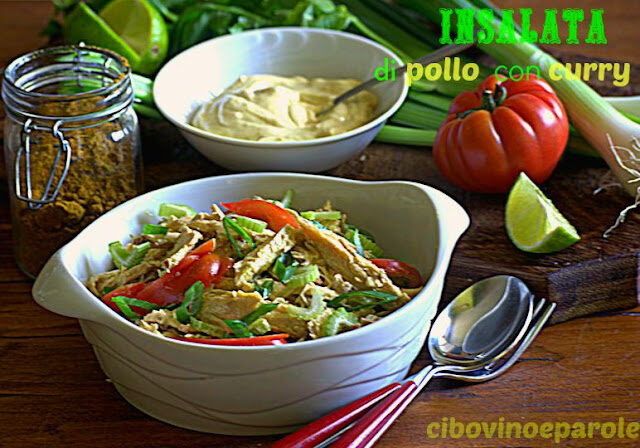 Ricetta dell’insalata di pollo con curry