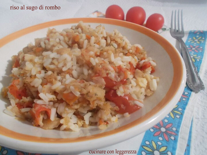 Riso al sugo di rombo