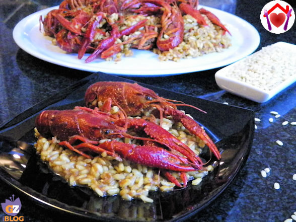Risotto con gamberi di fiume