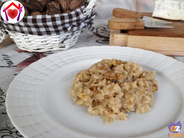 Risotto con gorgonzola e noci