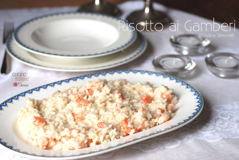 Risotto cremoso ai gamberi