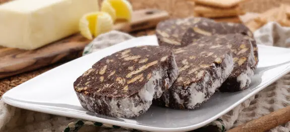 salame di cioccolato ripieno