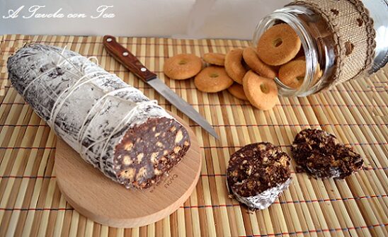 Salame di cioccolato senza uova