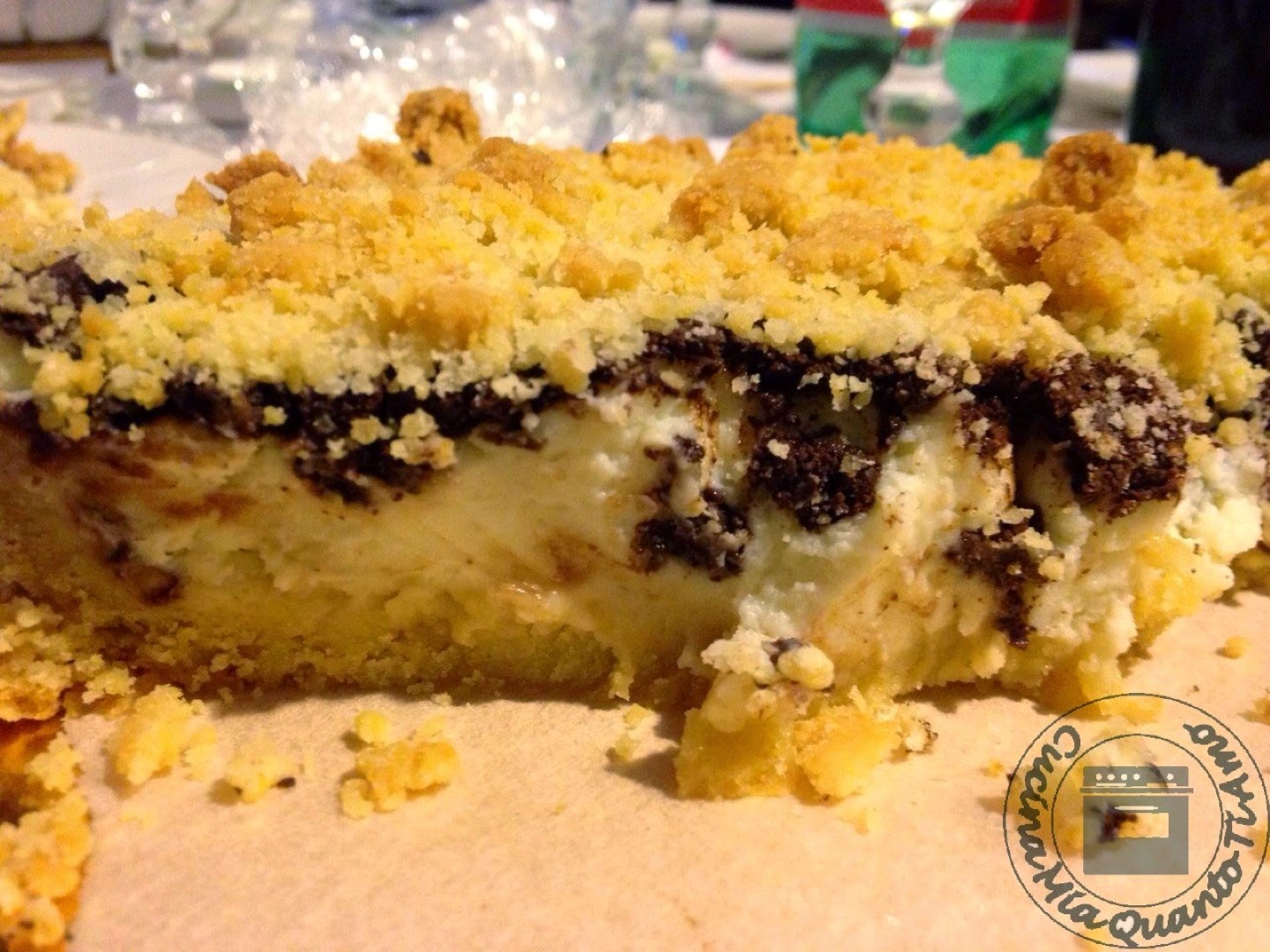 Sbriciolata ricotta e cioccolato
