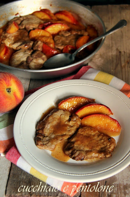 scaloppine di maiale alle pesche e vinsanto per l’MTC, e all’inizio fu l’uovo!