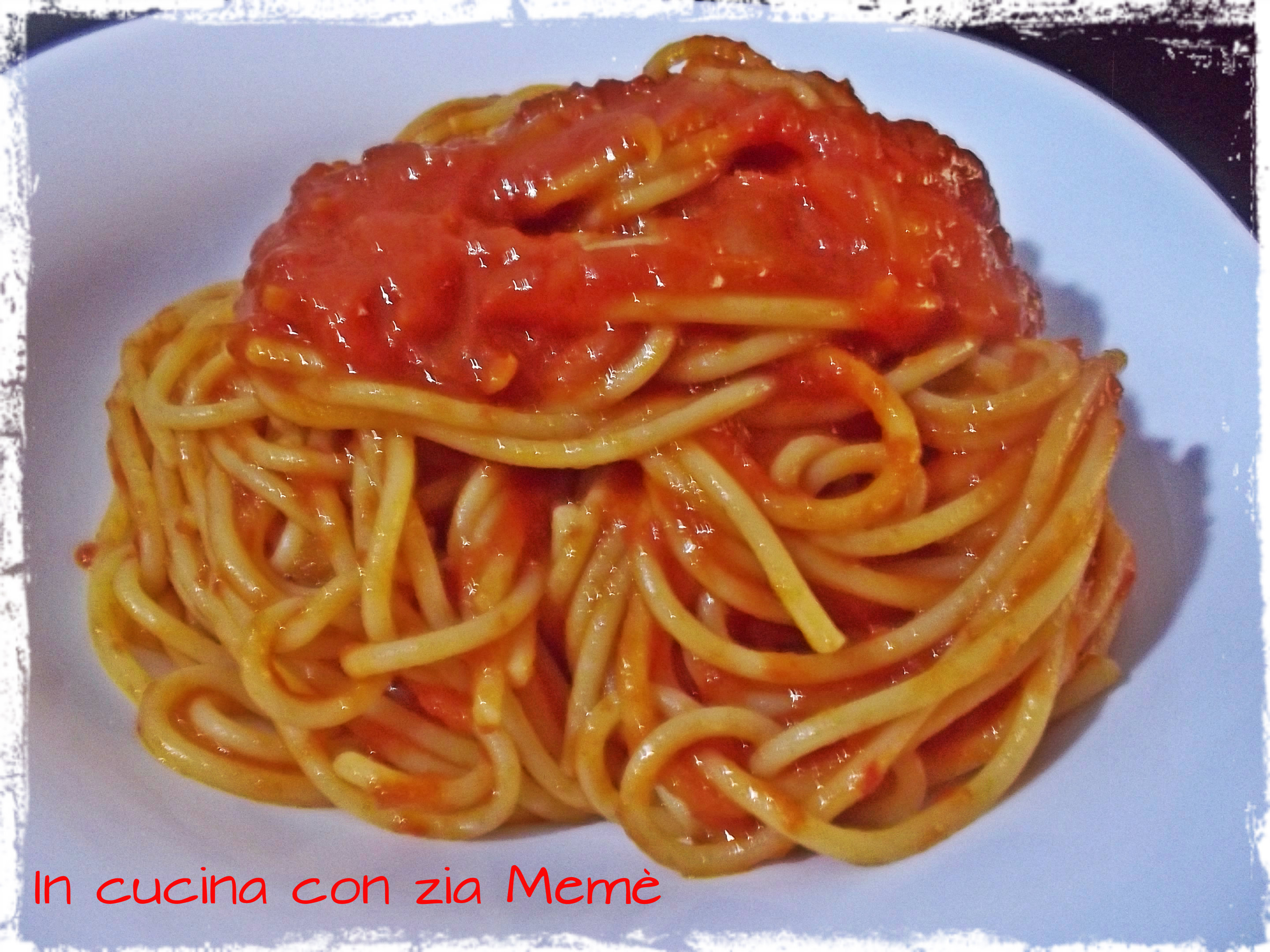 Spaghetti al pomodoro