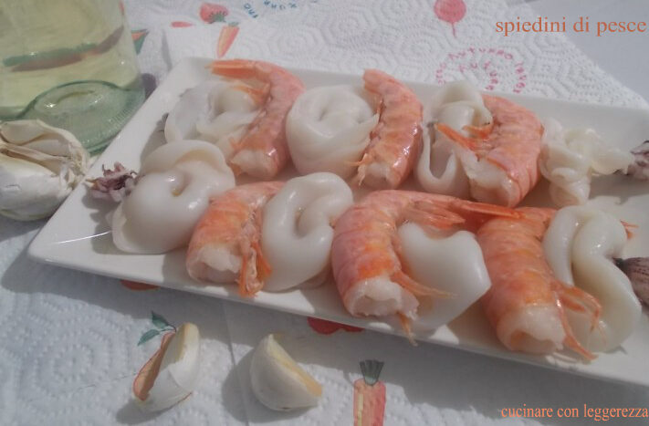 Spiedini di pesce