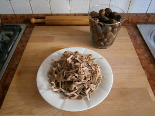 Tagliatelle con farina di castagne