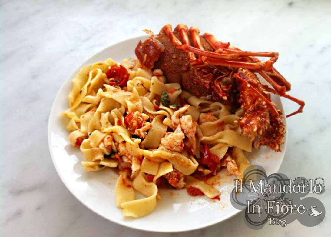 Tagliatelle con il sugo di aragosta