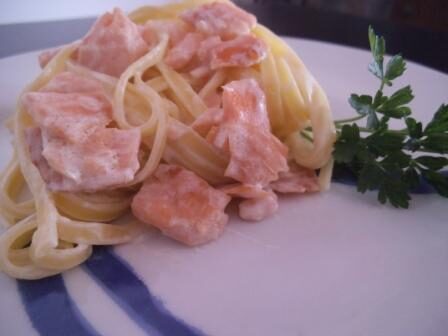 Tagliolini al salmone