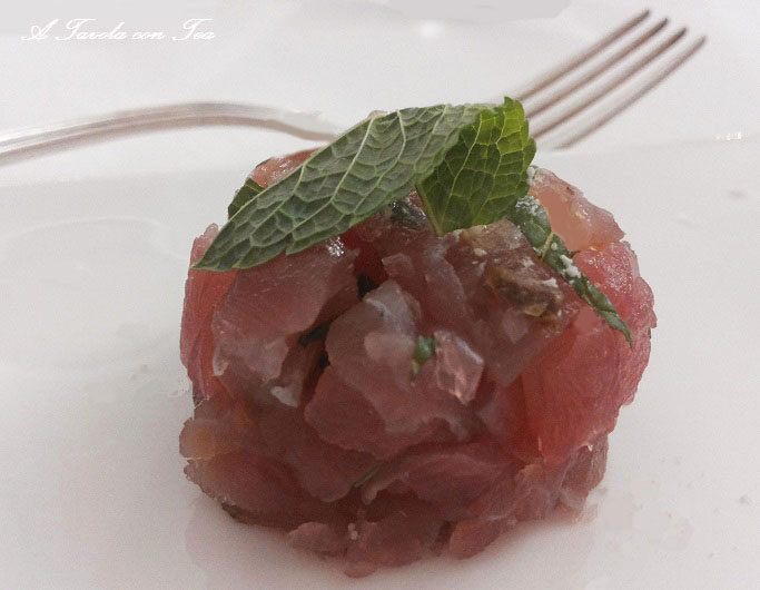 Tartare di Palamita alla Menta