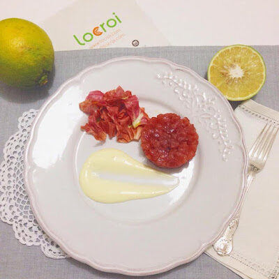 Tartare di tonno al bergamotto