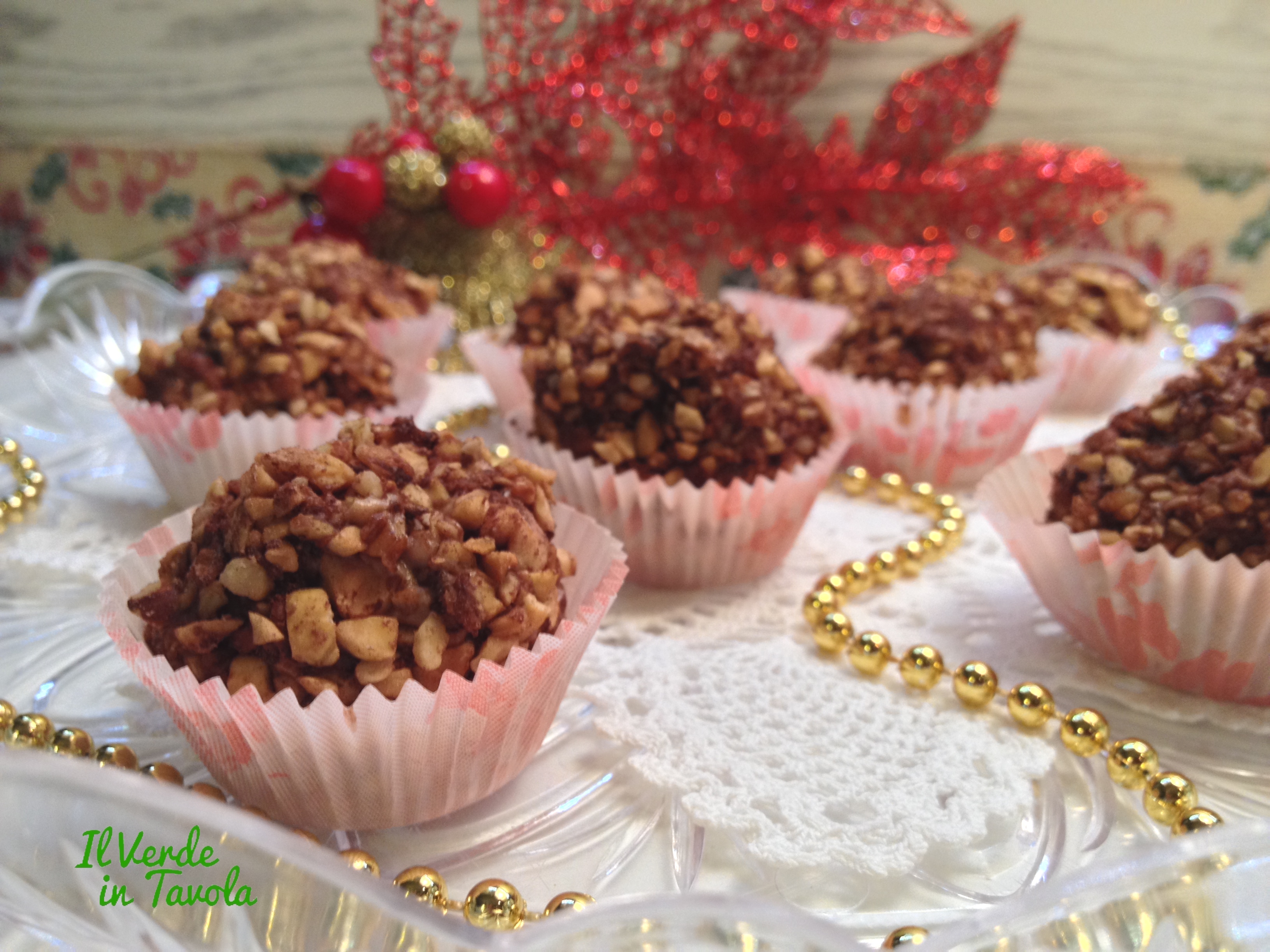 Tartufi simil Rocher senza cottura