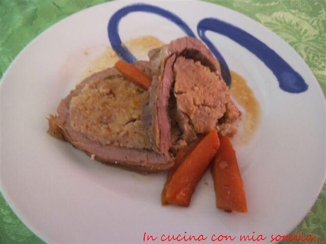 Tasca di vitello ripiena| Ricetta secondo gustoso