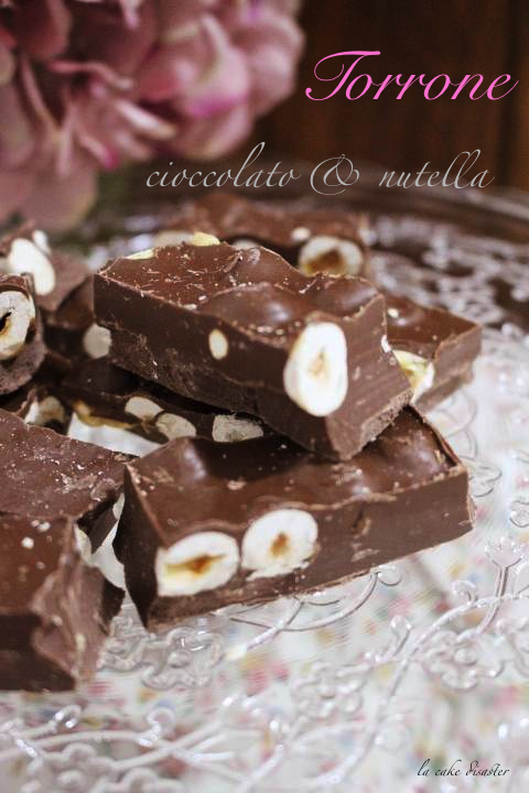 Torrone cioccolato e nutella