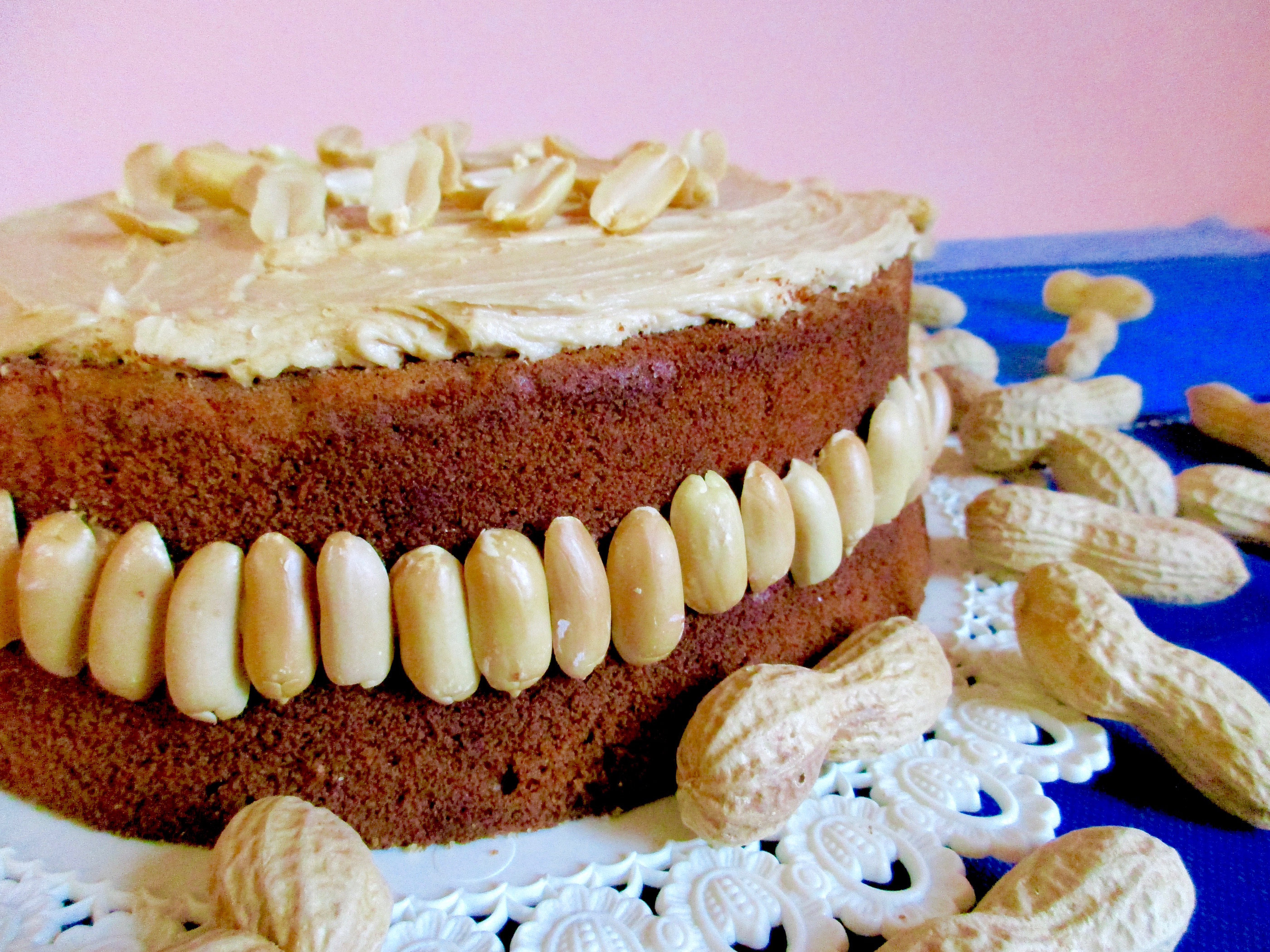 Torta al Burro d’Arachidi Farcita