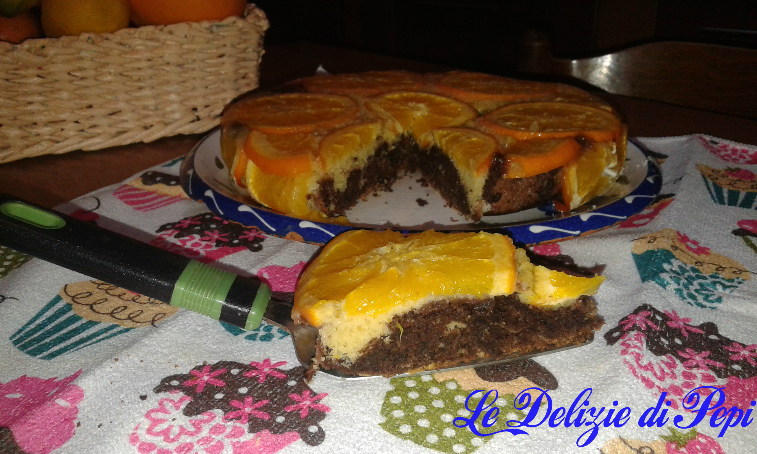 Torta all’arancia rovesciata